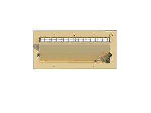 Ventilation pig and poultry house side wall inlet TPI 145-VFR front view