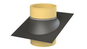 Flexible roof seal for ventilation chimneys - TPI-Polytechniek